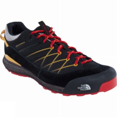 The North Face Mens Verto Approach II Shoe TNF Black / TNF Yellow
